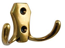 Крючок, 585, двухрожковый, металл, античная бронза