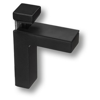 Полкодержатель "пеликан", 8450-14, 85х78х28мм, черный (комплект 2 шт)