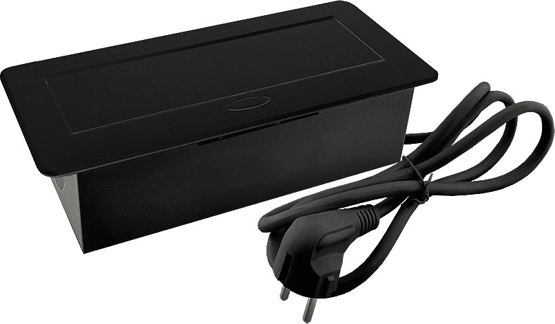 Горизонтальная, 3хEURO, полуавтомат, черный, 263х117х65мм, металл/пластик, AQ