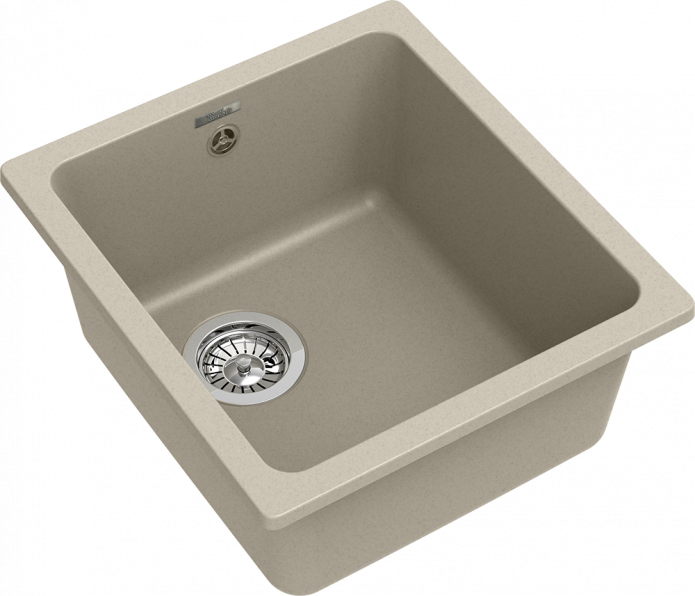 Мойка Rivelato BERKANA 35, 410х460х200мм, темно-бежевый