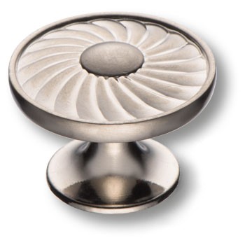 Ручка-кнопка, PAPATYA-51, d=35мм, металл, никель