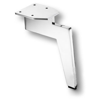 Опора декоративная мебельная, 170х70х145мм, металл, глянцевый хром