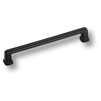 Ручка-скоба, 544-160-Matt Black, 160мм, металл, черный