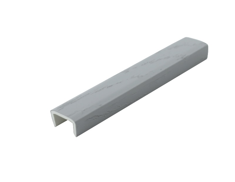 Торцевая заглушка для цоколя, h=150мм, пластик, роял вуд серый СС, Россия