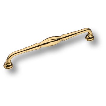 Ручка-скоба, 4477 0192 GL, 192мм, металл, глянцевое золото