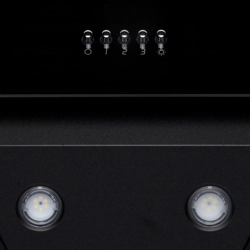 Вытяжка наклонная Colibri Black, 50 см, без угольн. фильтра, черный, Konigin