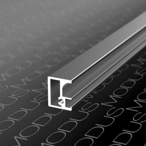 Профиль-ручка MF61, L=6000мм, черный браш