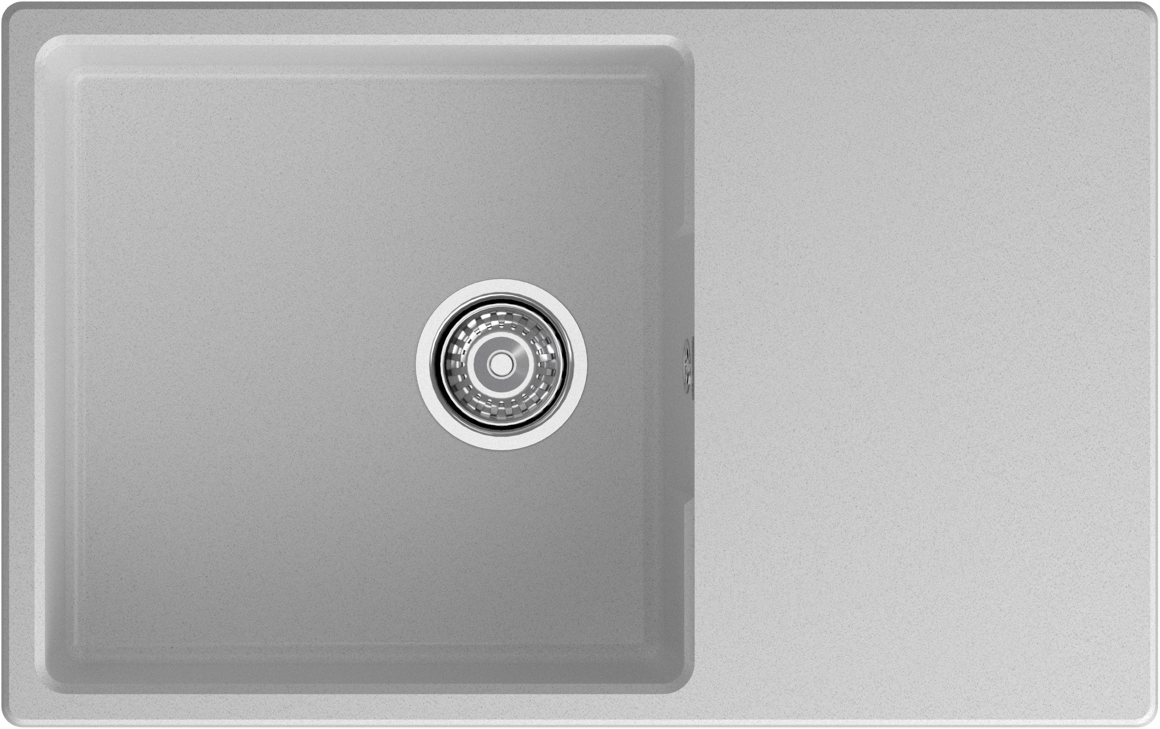 Мойка GranFest URBAN 678L, 780х490 мм, серый