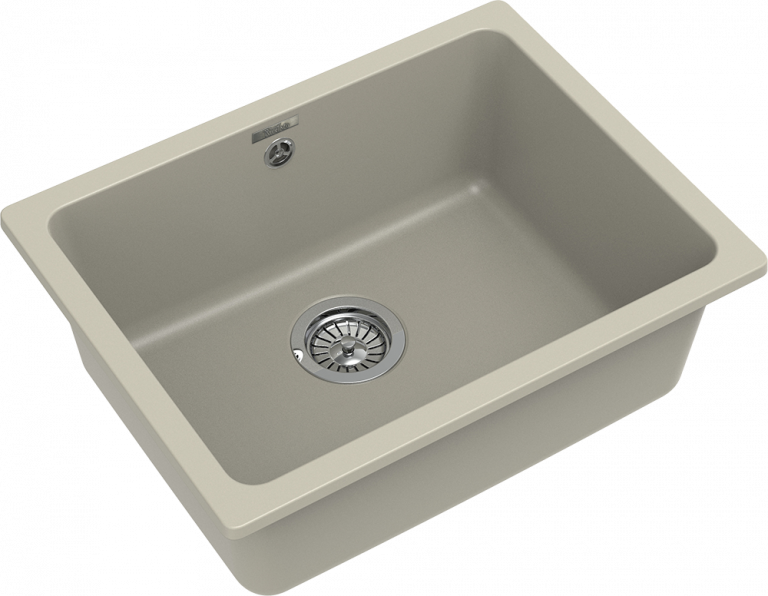Мойка Rivelato BERKANA 50, 560х430х200мм, топаз