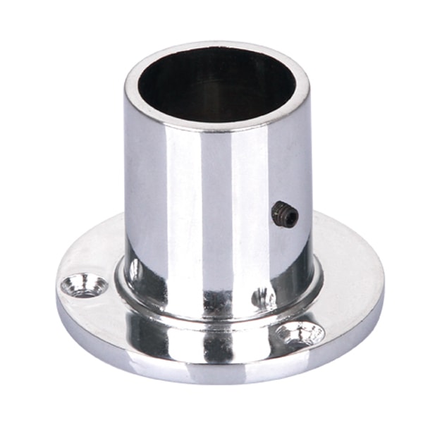 Фланец для трубы d=25мм,  h=45мм, ВЫСОКИЙ, хром, CMF