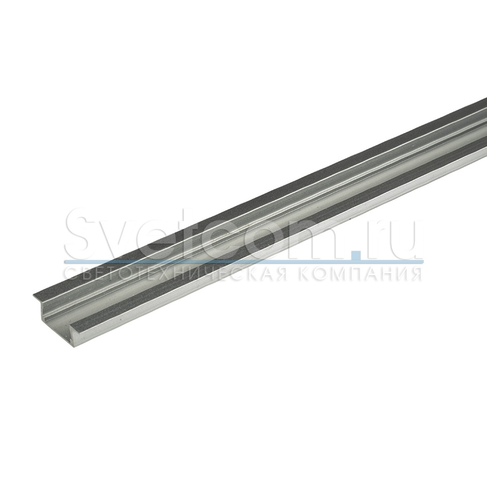 Профиль врезной 22х6х3000мм, лента ≤10мм, алюминий (диффузор полуматовый, 6 заглушек), 2206W, GLS