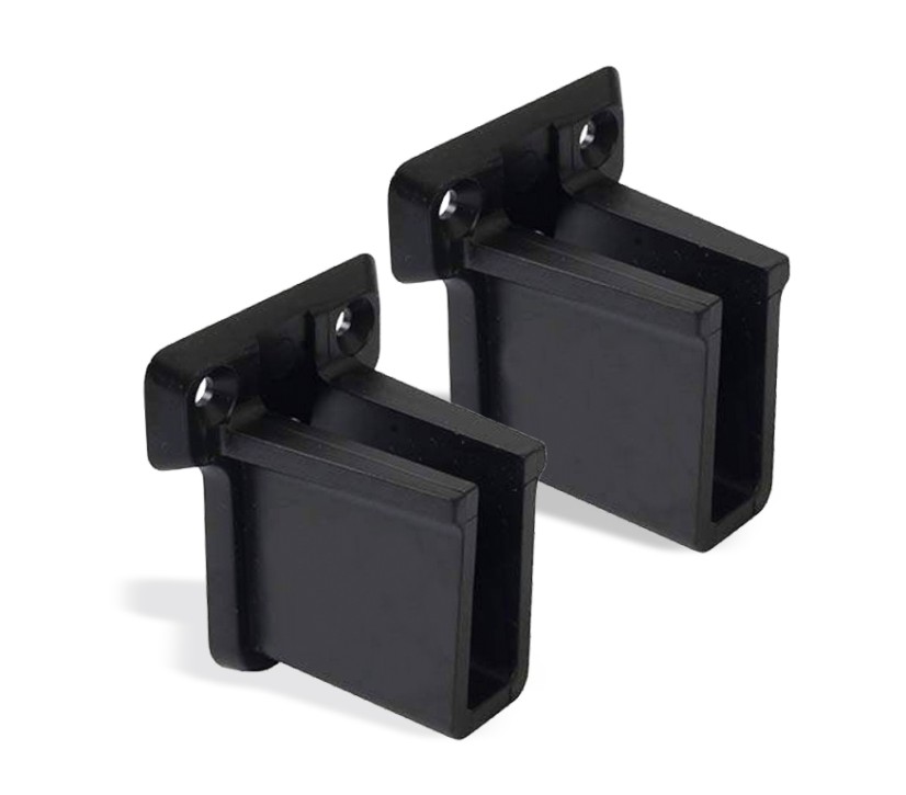 Полкодержатель-карман для полки сетчатой, черный