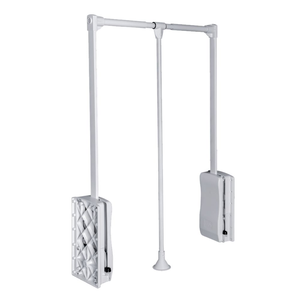 Пантограф масляный, 545-700мм, до 8кг, сталь, хром/белый, GTV