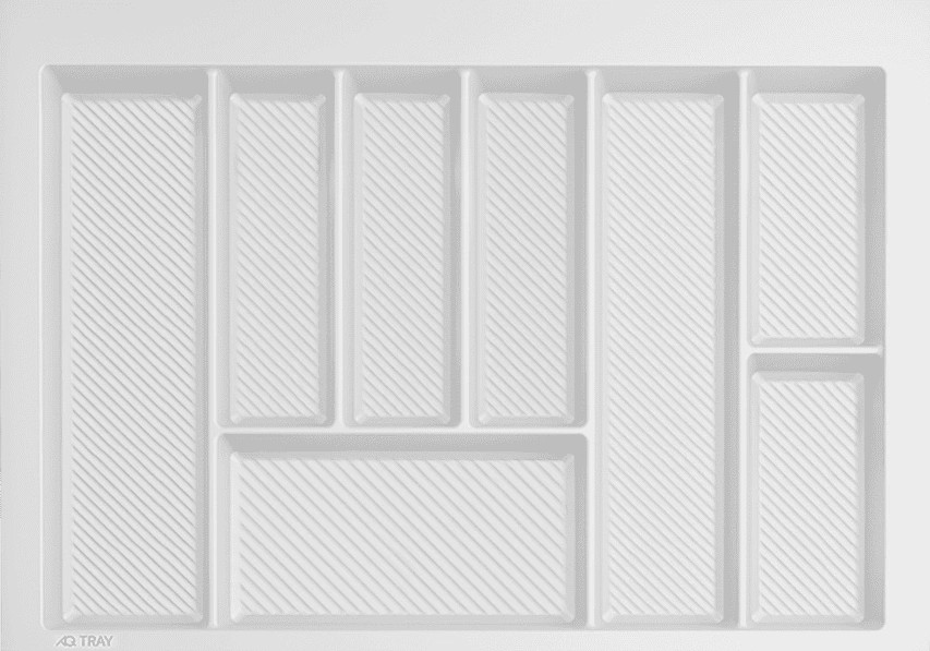 Лоток для кухонных принадлежностей TRAY 700, 590-650х420-490мм, белый, AQ