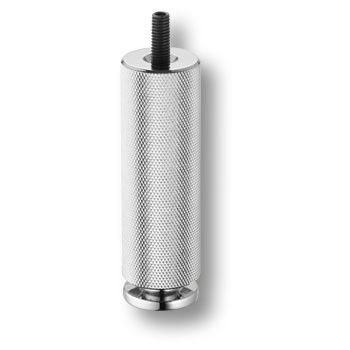 Опора декоративная мебельная, h=100мм, металл, хром