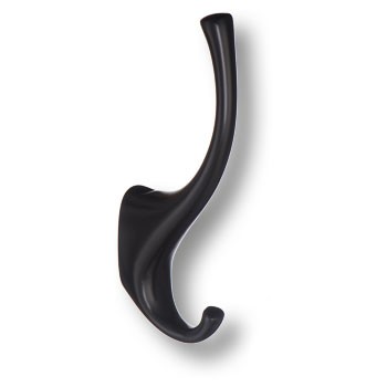 Крючок, 2080 0020 AL6, двухрожковый, металл, черный
