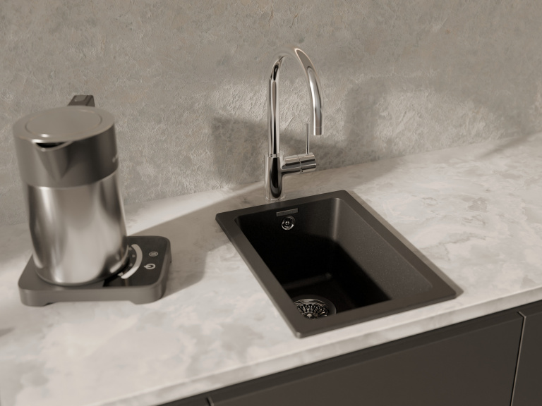 Мойка Rivelato BERKANA 25, 310х460х190мм, черный