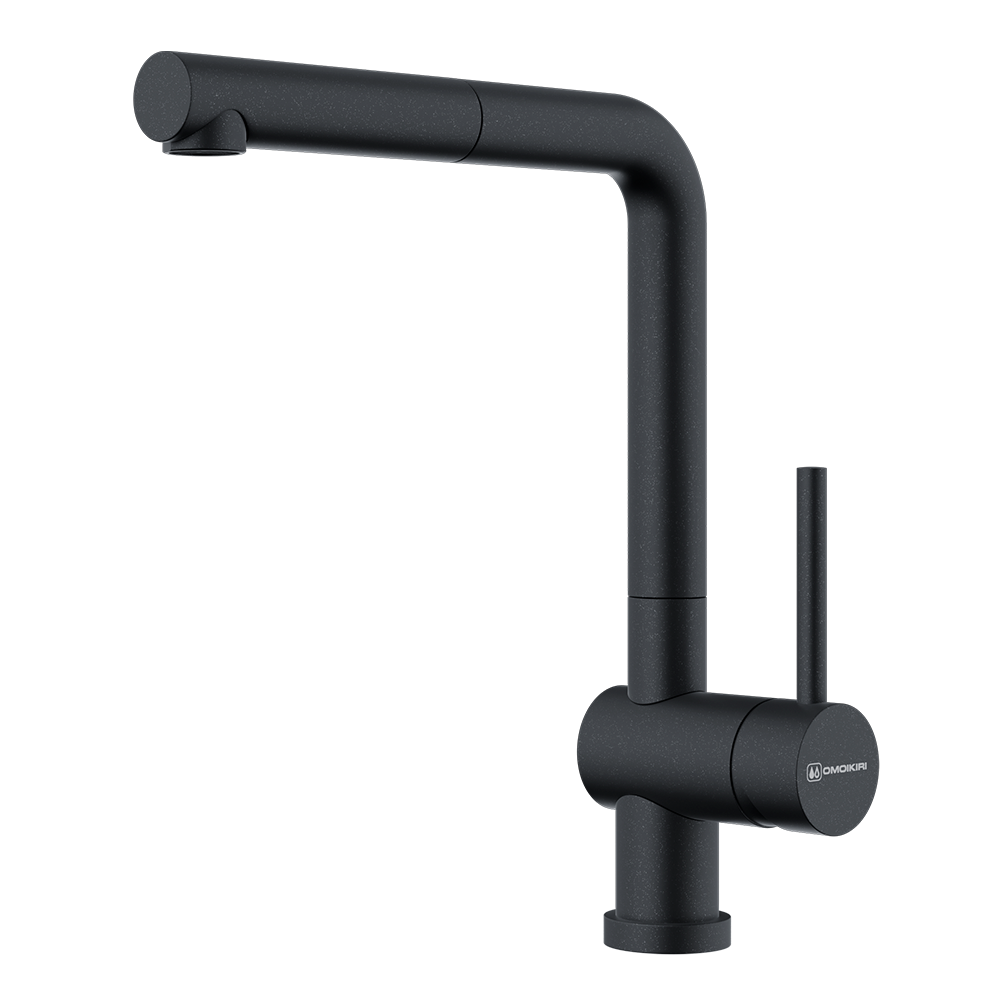 Смеситель Akashi-S-BL, латунь, черный