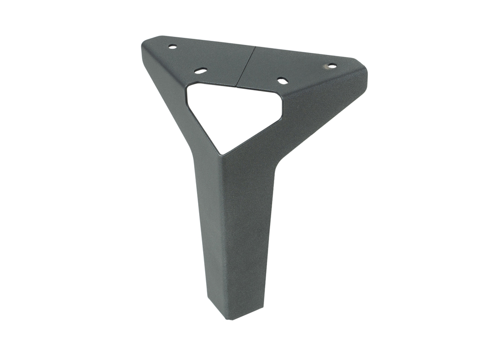 Опора нерегулируемая, h=150мм, металл, графит, JET