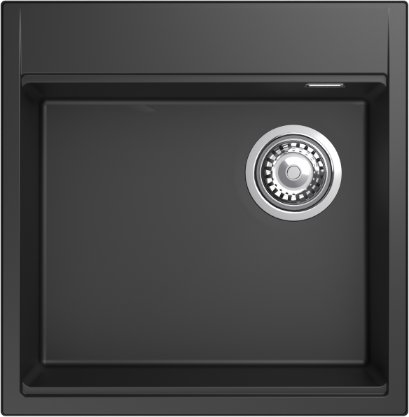 Мойка Rivelato TESORO 505-R, 500х510х200мм, антрацит
