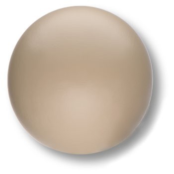 Ручка-кнопка, 445AR2, d=40мм, дерево, песочный матовый, "Шар"