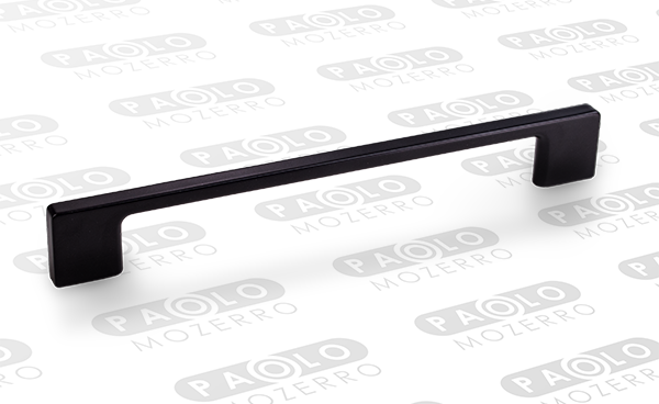 Ручка-скоба, FS639-128 MBK, 128мм, металл, черный матовый