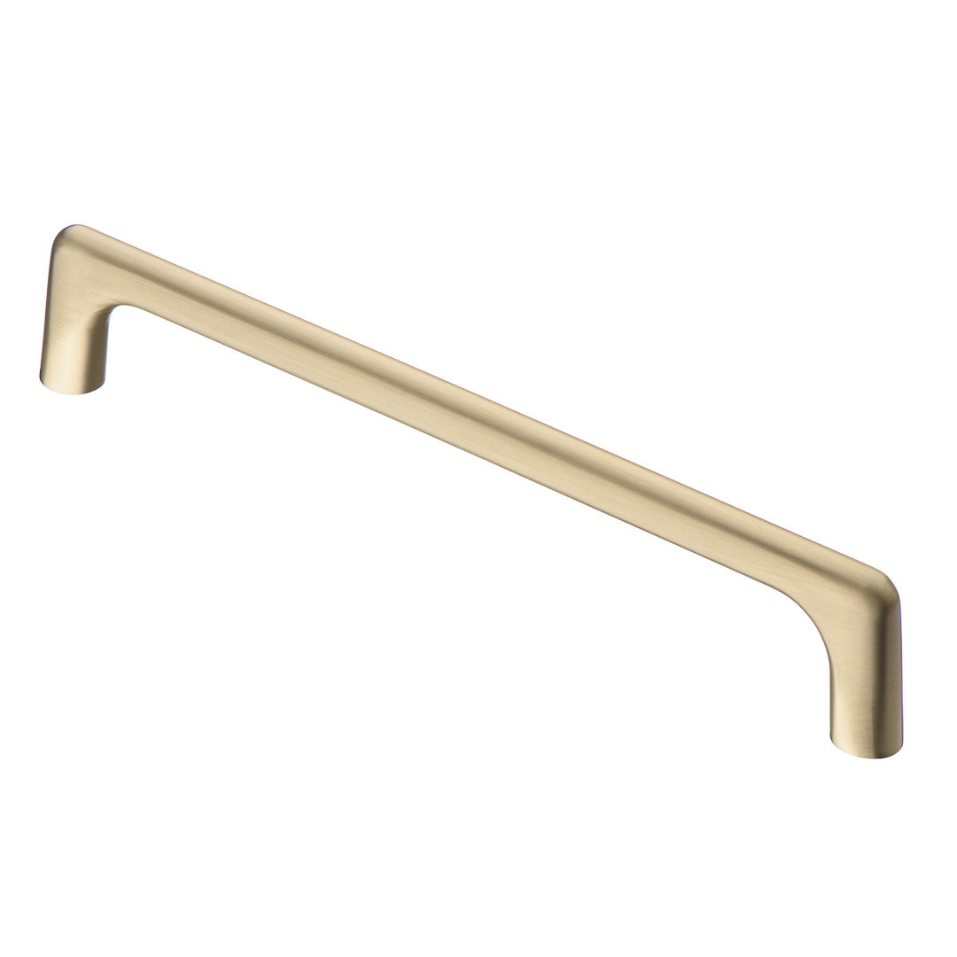 Ручка-скоба, 2390, 192мм, металл, матовое золото