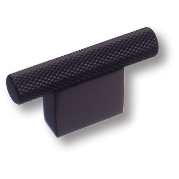 Ручка-кнопка, 8769 0016 AL6-AL6, 32х12х60мм, металл, черный