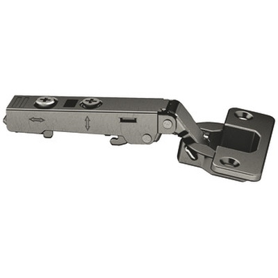 Петля накладная 310SM clip-on ЧЁРНАЯ, с доводчиком, эксцентриковая регулировка, 48/6мм, БЕЗ ПЛАНКИ, Hafele