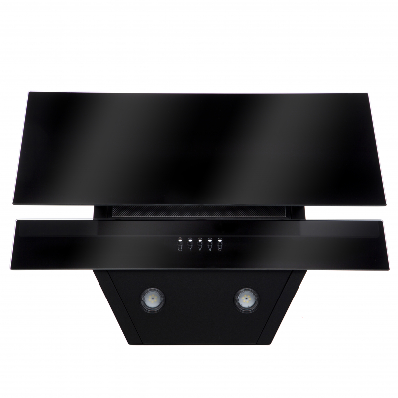 Вытяжка наклонная Oriole Black 60, 60 см, без угольн. фильтра, черный, Konigin