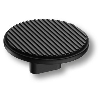 Ручка-кнопка, 4197 016MP24, d=60мм, металл, черный