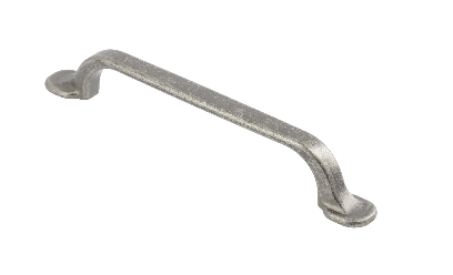 Ручка-скоба, RETRIS, 128мм, металл, античное серебро