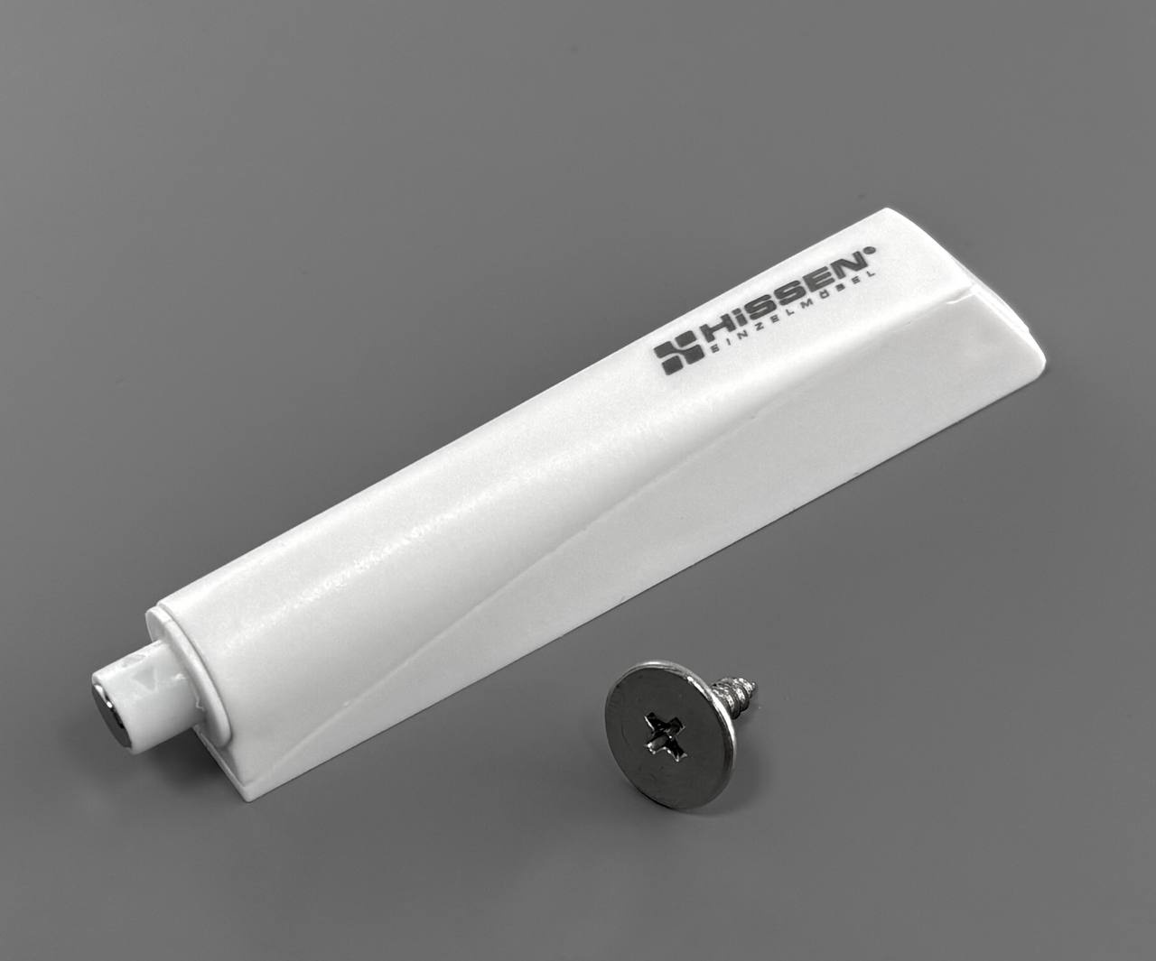 Толкатель Push Open с магнитом, накладной, 37мм, с ответной частью, белый, HISSEN