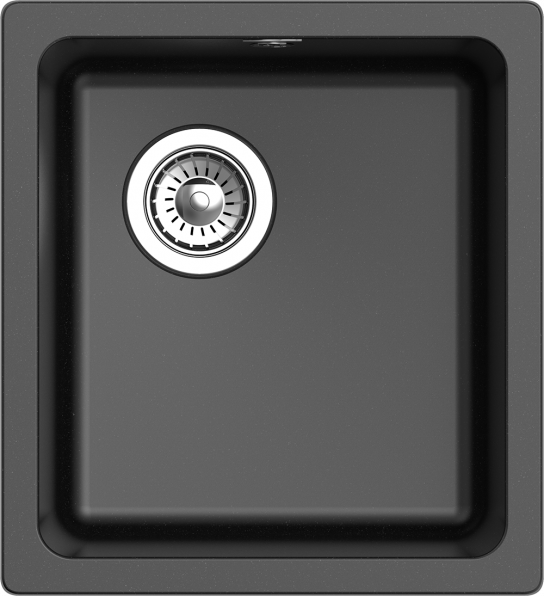 Мойка Rivelato BERKANA 35, 410х460х200мм, черный