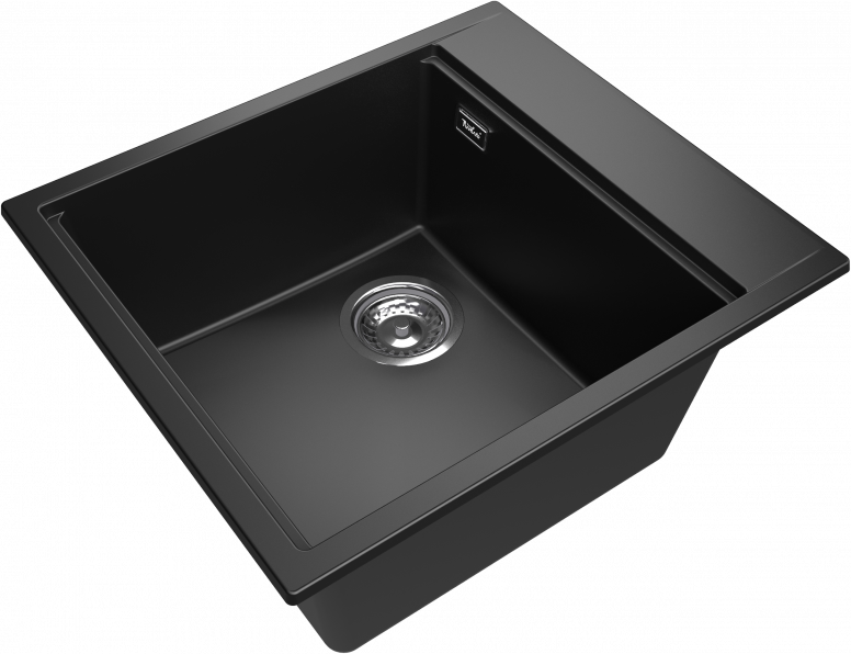 Мойка Rivelato TESORO 455-L, 450х510х200мм, антрацит