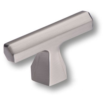 Ручка-кнопка, 4108001MP08, 32х18х50мм, металл, сатин-никель