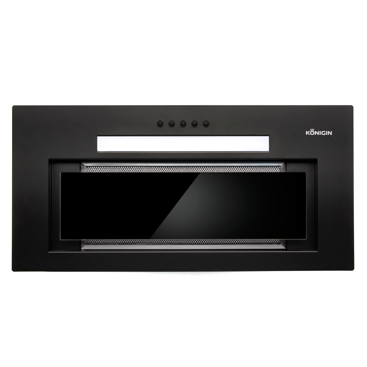 Вытяжка полновстраиваемая Awe Black, 60см, без угольного фильтра, черный, Konigin