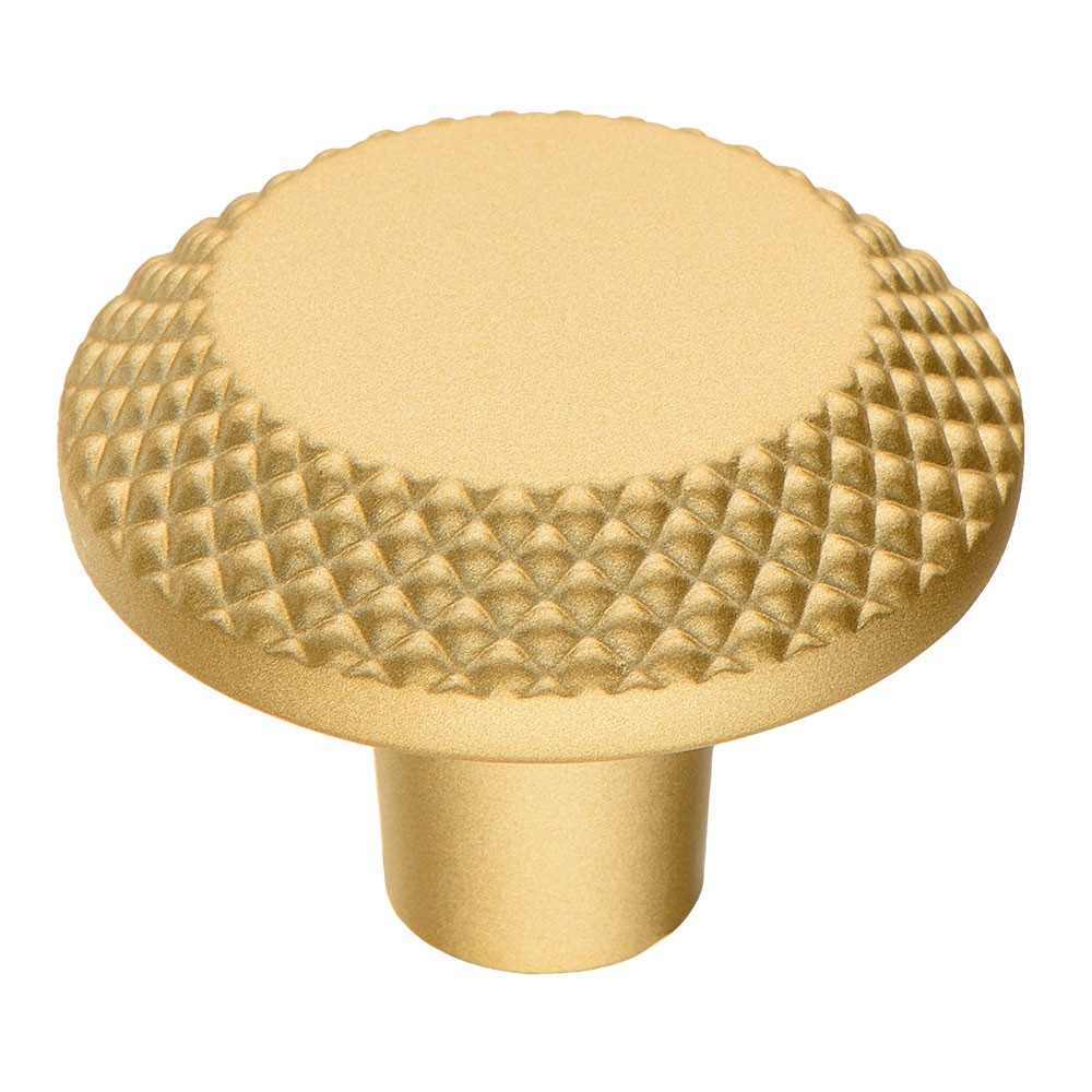 Ручка-кнопка, 4102001PC35, d=30мм, металл, матовое золото