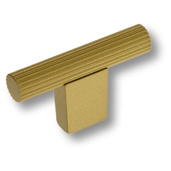 Ручка-кнопка, 7451.0060.959, 35х12х60мм, металл, матовое золото