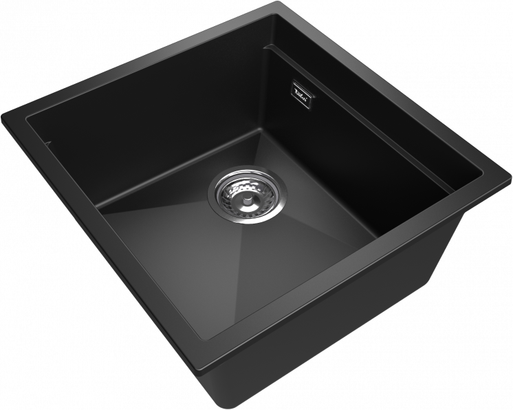 Мойка Rivelato LINO 454-L, 450х440х200мм, антрацит