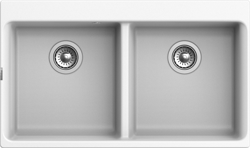 Мойка Rivelato AXEL 90-2D, 870х520x200мм, иней