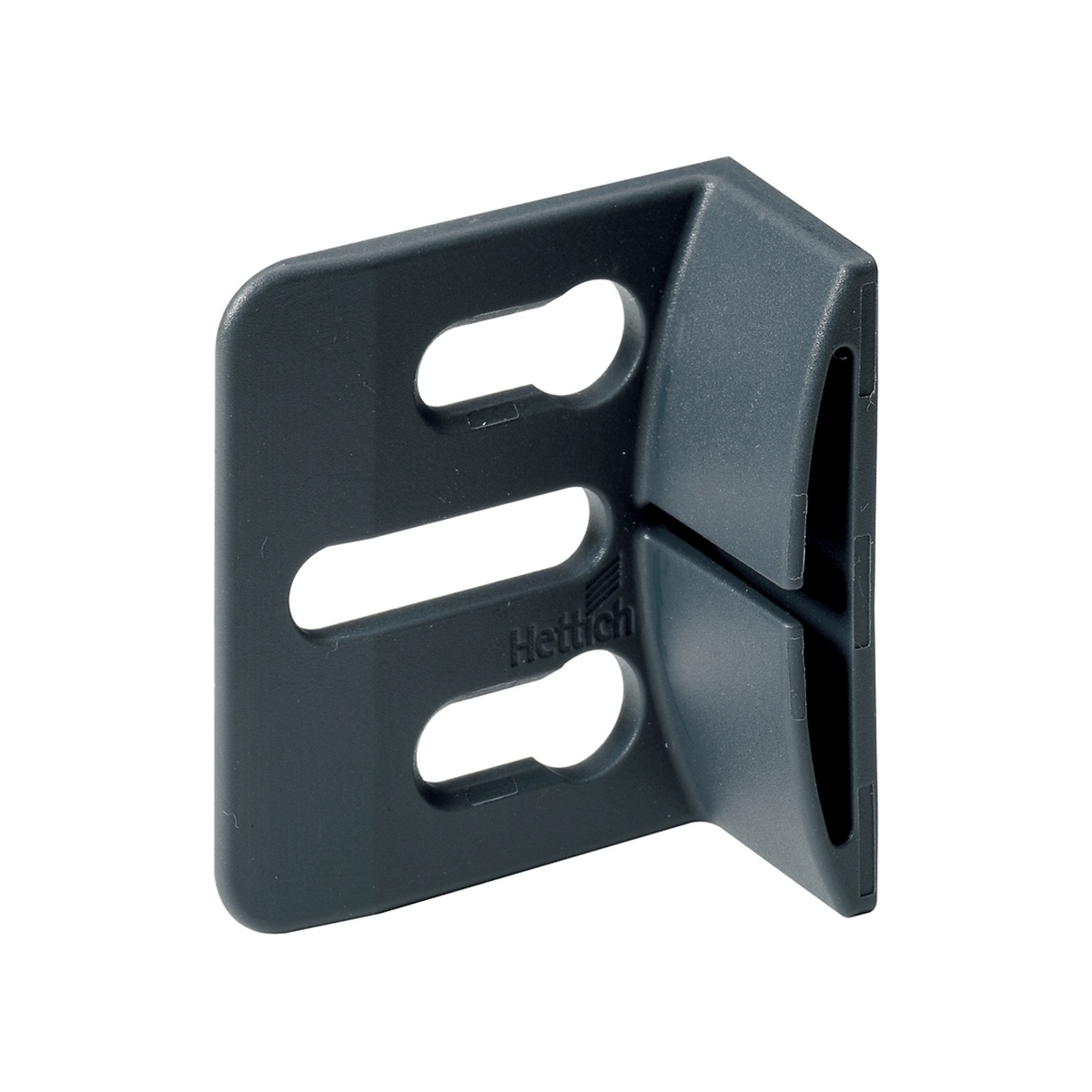 Междверный упор для раздвижных дверей, под прикручивание, пластик, серый