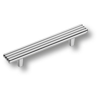 Ручка-скоба, 372096MP02, 96мм, металл, глянцевый хром