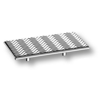 Ручка-скоба, 1204 064MP02, 64мм, металл, глянцевый хром