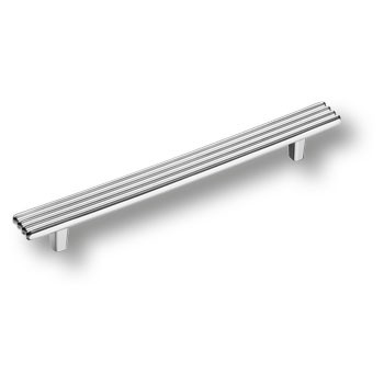 Ручка-скоба, 372160MP02, 160мм, металл, глянцевый хром