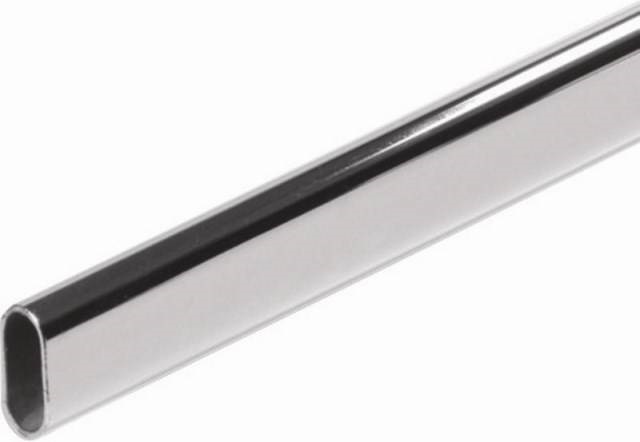 РАСПИЛ Штанга овальная, 15х30мм, толщина 0,6мм, L=1000мм, хром, CMF
