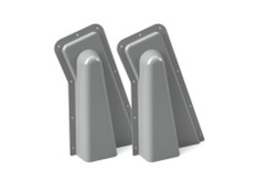 Кожух защитный "Стабикс" для механизма "шкаф-кровать", правый, левый, серый металлик