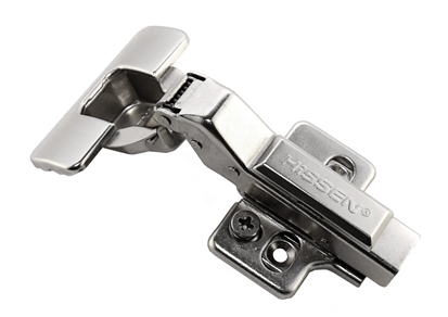 Петля LAMA угловая 30*, доводчик, планка 3D, регулировка 3D, 48мм, HISSEN