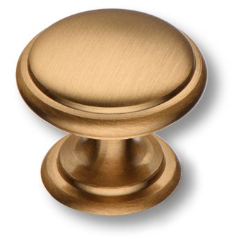 Ручка-кнопка, 0720-007-2, d=30мм, металл, матовое золото