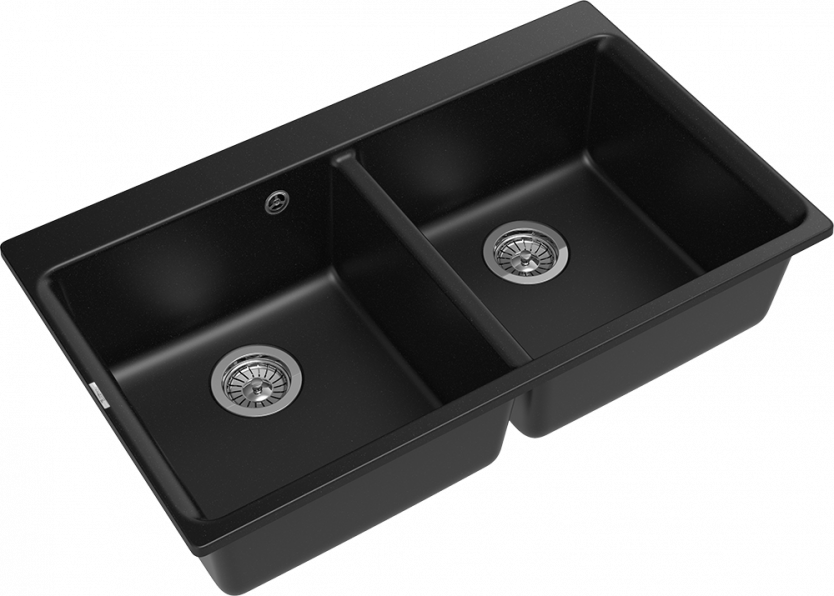 Мойка Rivelato AXEL 90-2D, 870х520x200мм, черный